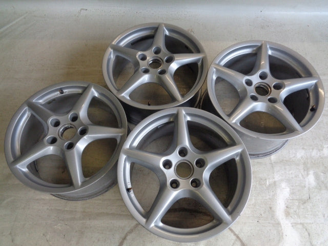 4x Alufelge 18 Zoll 8.0" 5x130 57ET 99736213600 Porsche Rim Wheel FEL7889760199ph