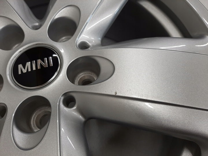 1x Alufelge 16 Zoll 7.0" 5x112 41ET Glanz Silber 6856029 Mini Countryman F60 FEL3521708550rw