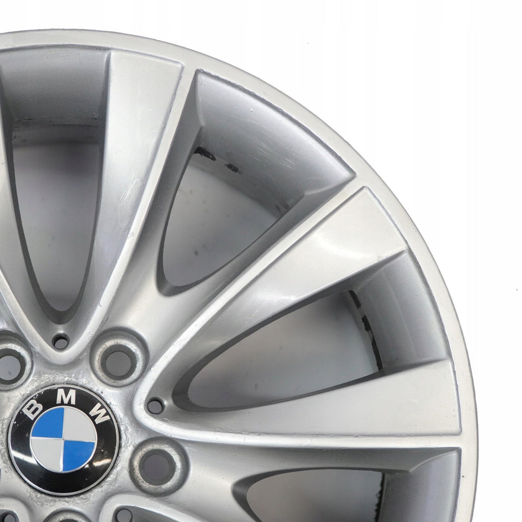 1x Alufelge 18 Zoll 8.0" 5x120 30ET Glanz Schwarz 6851075 BMW F01 F02 Rim Wheel FEL9315096881mn