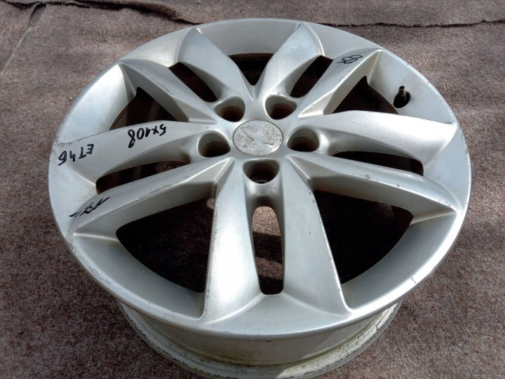 1x Alufelge 17 Zoll 5x108 9671401380 Peugeot Rim Wheel FEL6237540988rn