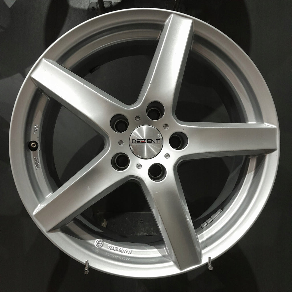 4x Alufelge 17 Zoll 7.0" 5x112 40ET Silber Seat Leon Golf VII II I Rim Wheel FEL8889786103bf