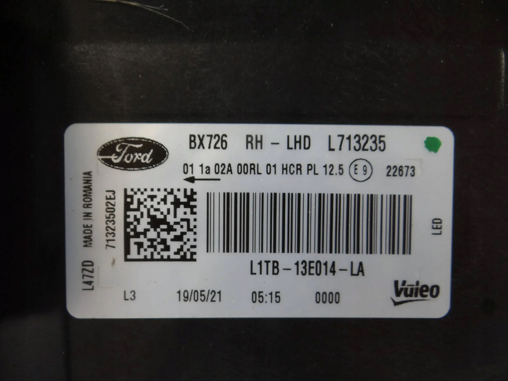 Frontscheinwerfer Ford Puma L1TB13E014LA LED Rechts Scheinwerfer Headlight SCH6078339115xp