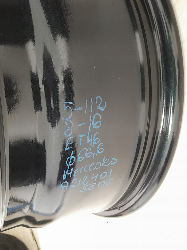 1x Alufelge 16 Zoll 8.0" 5x112 46ET Glanz Schwarz A2124015802 Mercedes-Benz FEL3208859832ij