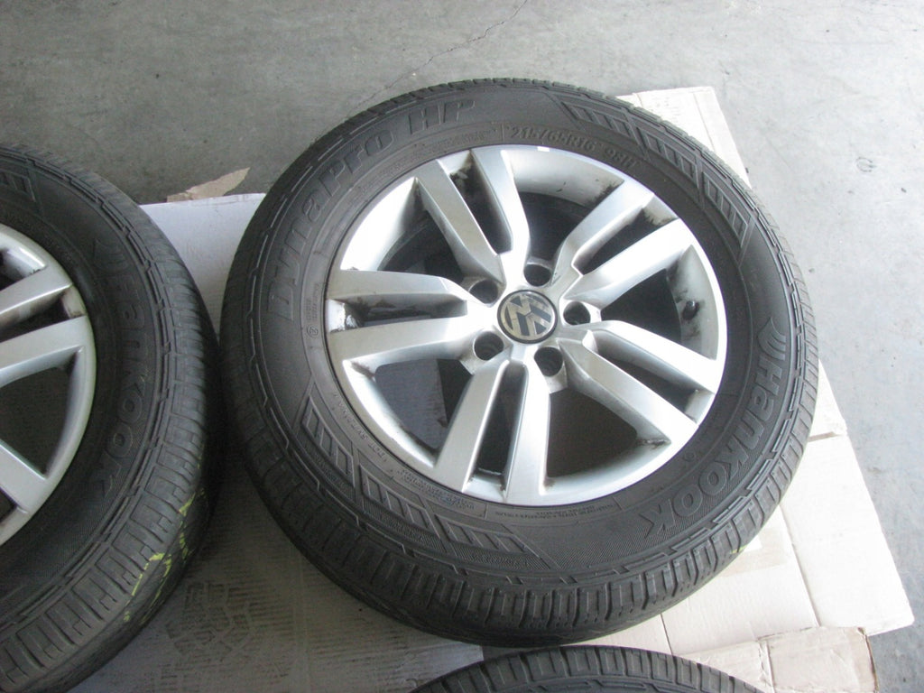 4x Alufelge 16 Zoll 6.5" 5x112 33ET Silber 5N0601025R VW I Rim Wheel FEL8318439731hc