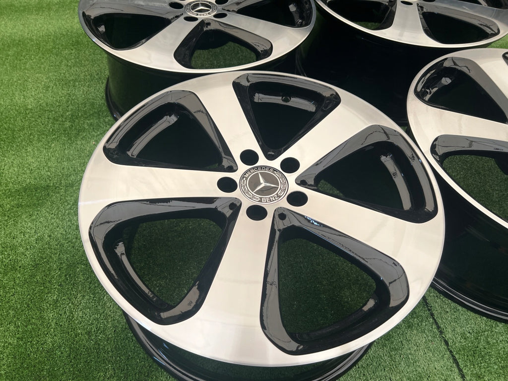 4x Alufelge 19 Zoll 8.0" 5x112 38ET Glanz Schwarz A2534011000 Mercedes-Benz Vito FEL9970241784rb