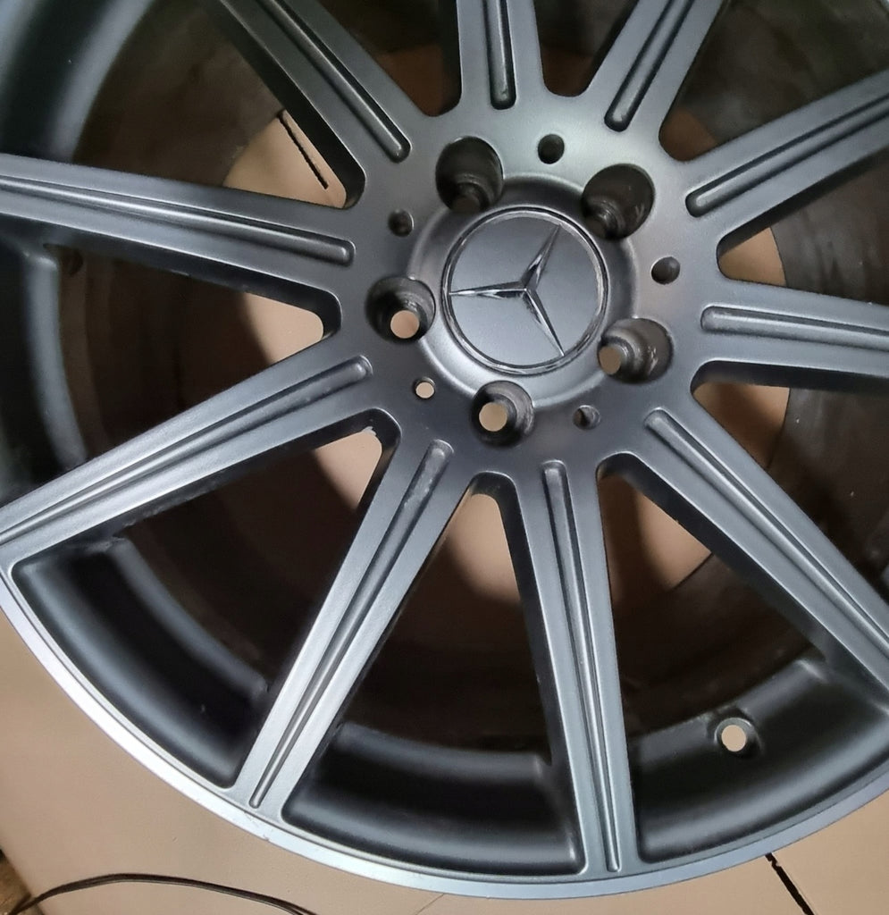 1x Alufelge 19 Zoll 9.5" 5x112 52ET Glanz A2124015102 Mercedes-Benz W212 FEL6699458565pj