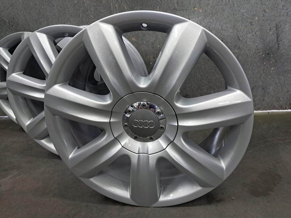 4x Alufelge 19 Zoll 8.5" 5x130 62ET Glanz Silber 4L0601025C Audi Rim Wheel