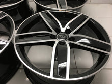 Laden Sie das Bild in den Galerie-Viewer, 4x Alufelge 19 Zoll 8.0" 5x112 49ET Glanz Schwarz 8V0601025AS Audi A4 A3 I FEL4558394192ur