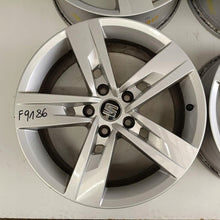 Laden Sie das Bild in den Galerie-Viewer, 4x Alufelge 17 Zoll 7.0" 5x112 49ET Glanz Silber 5F0601025T Seat Altea Rim Wheel FEL8768930022kt