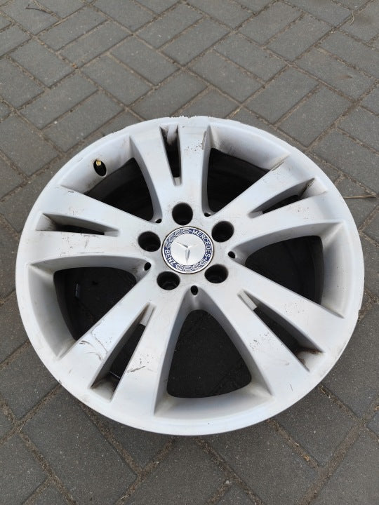 1x Alufelge 17 Zoll 7.5" 5x112 47ET Glanz Silber A2044010402 Mercedes-Benz FEL8052368077ao