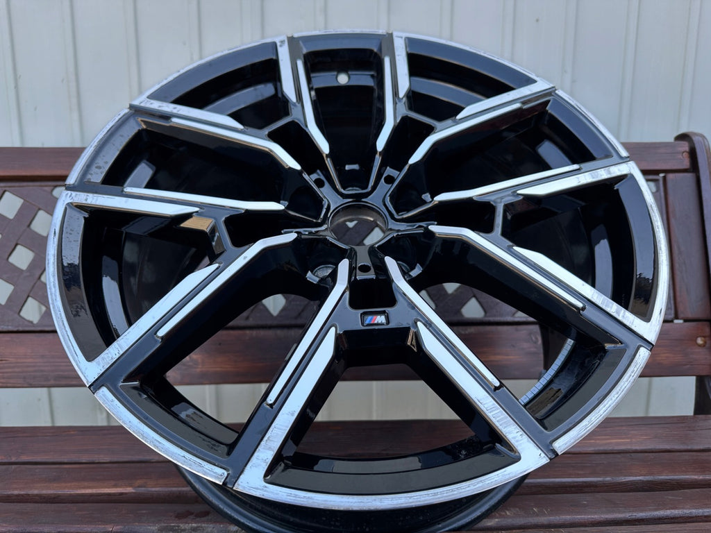 1x Alufelge 19 Zoll 9.0" 5x112 42ET Glanz Schwarz 8747305 BMW I4 Rim Wheel FEL4551393592pg