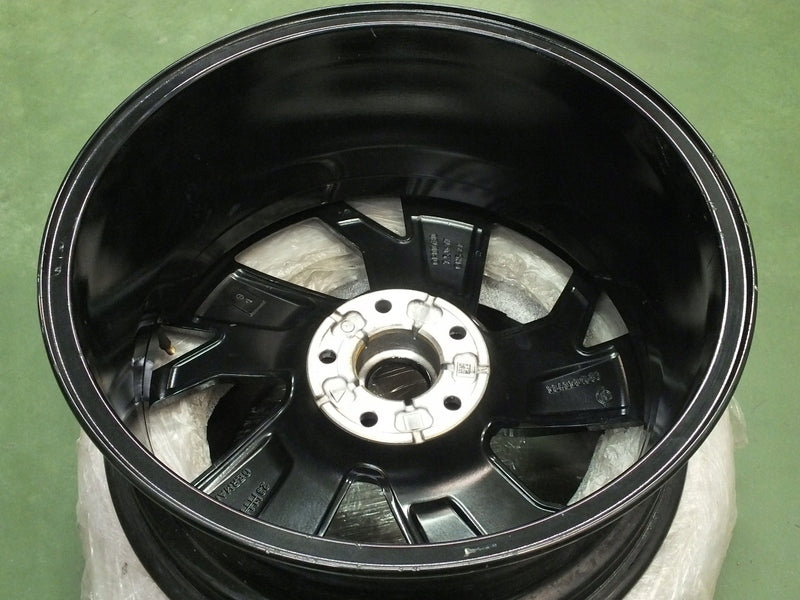 1x Alufelge 17 Zoll 7.5" 5x108 44ET Glanz Schwarz 9843281580 Opel Astra L