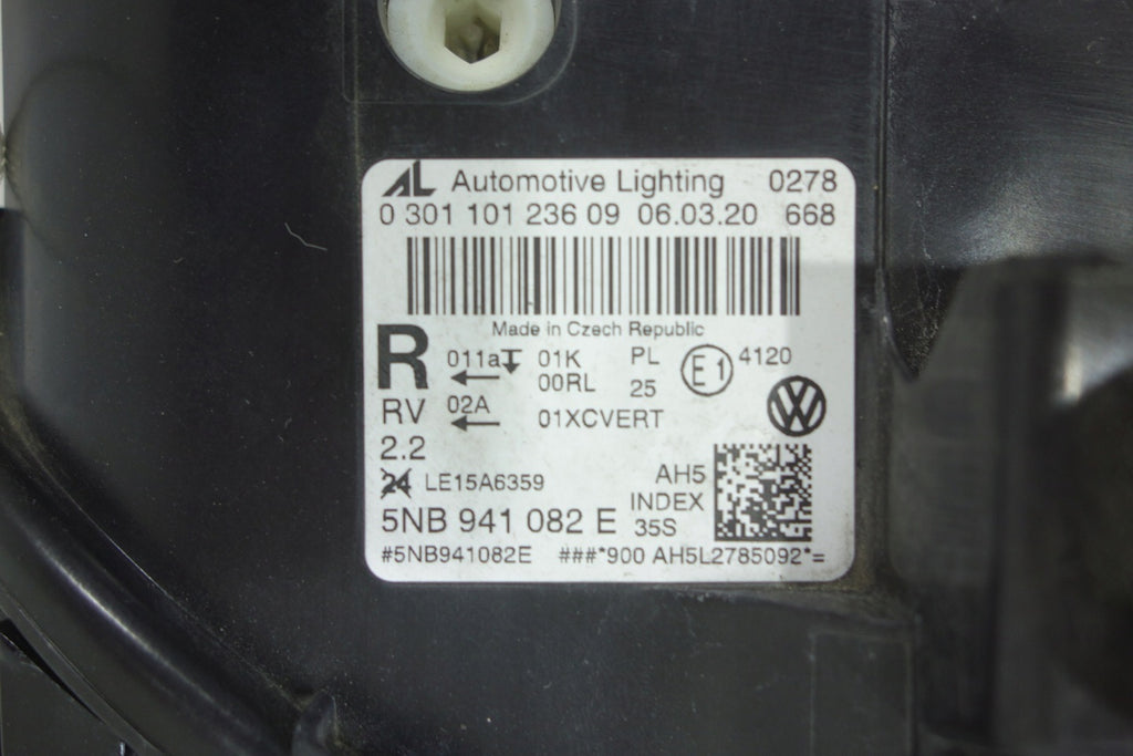 Frontscheinwerfer VW Tiguan 5NB941082E LED Rechts Scheinwerfer Headlight