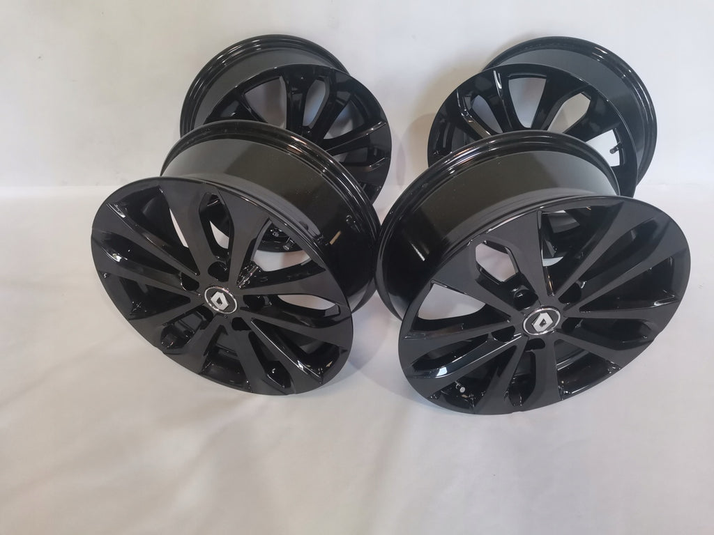 4x Alufelge 16 Zoll 6.5" 5x114.3 44ET Schwarz 403005287R Renault Megane Talisman FEL3700319421tm