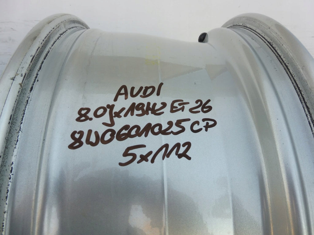 1x Alufelge 19 Zoll 8.0" 5x112 26ET 8W0601025CP Audi A4 Rim Wheel FEL6014092084bw