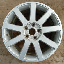 Load image into Gallery viewer, 1x Alufelge 17 Zoll 7.5&quot; 5x112 56ET Glanz Silber 8P0601025Q Audi A3 Rim Wheel