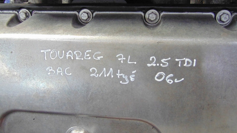 Motor VW Touareg BAC 2.5 TDI 174PS 128kW 211TKm 2006 Diesel Engine Unkomplett