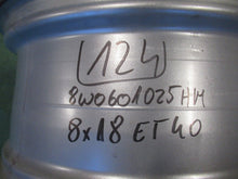 Laden Sie das Bild in den Galerie-Viewer, 1x Alufelge 18 Zoll 8.0" 5x112 40ET Matt Silber 8W0601025HM Audi A4 Rim Wheel FEL2892817343ri