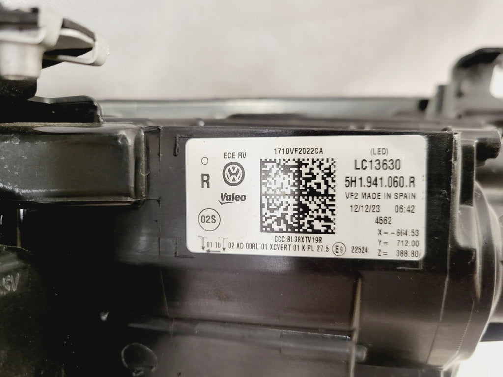 Frontscheinwerfer VW Golf VIII 5H1941060R Full LED Rechts Scheinwerfer Headlight SCH1043454935ic