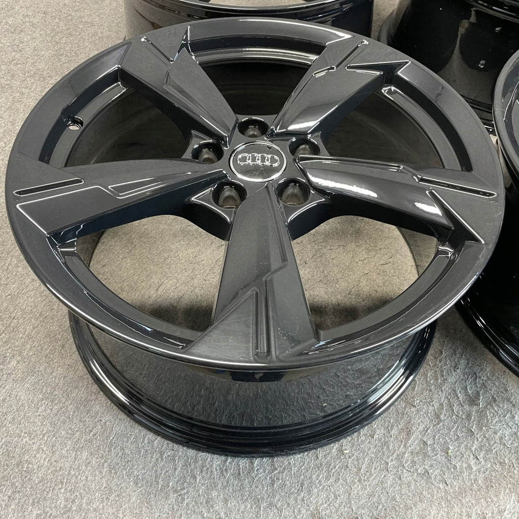 4x Alufelge 18 Zoll 8.0" 5x112 39ET Glanz Silber 4K0601025D Audi A6 C8 Rim Wheel FEL9755091052mi
