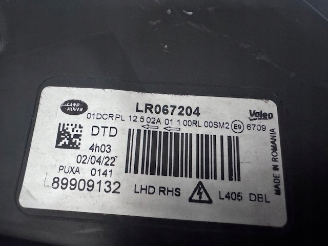 Frontscheinwerfer Land Rover Range I LR067204 Rechts Scheinwerfer Headlight SCH2053545998nj