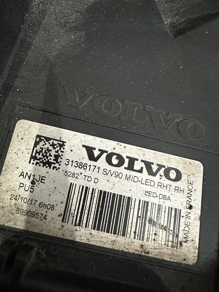 Frontscheinwerfer Volvo S90 V90 31386171 LED Rechts Scheinwerfer Headlight SCH4867703129tq