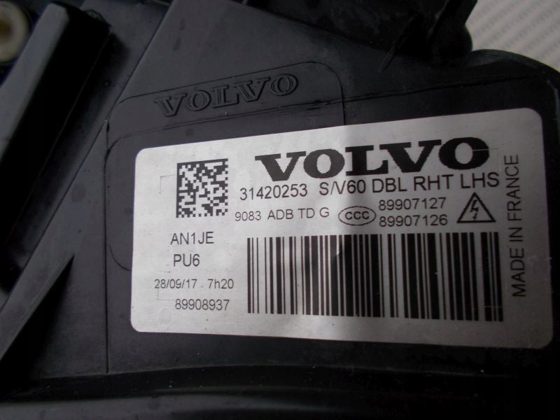 Frontscheinwerfer Volvo V60 S60 2345765123 Xenon Ein Stück (Rechts oder Links) SCH5205689251tg