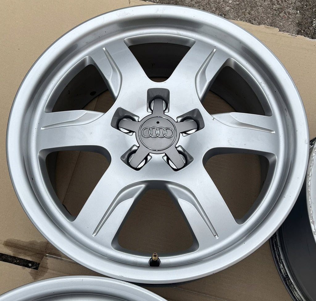 4x Alufelge 17 Zoll 7.5" 5x112 28ET Glanz Silber 8T0601025B Audi A4 B8 Rim Wheel FEL7394812736wr