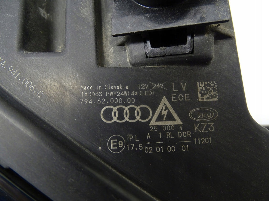 Frontscheinwerfer Audi Quattro 8XA941006C 17876793099 Xenon Rechts Headlight SCH9624800082wx
