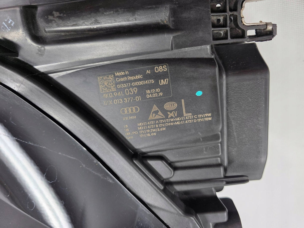 Frontscheinwerfer Audi A6 C8 4K0941039 Links Scheinwerfer Headlight SCH5622145514qg