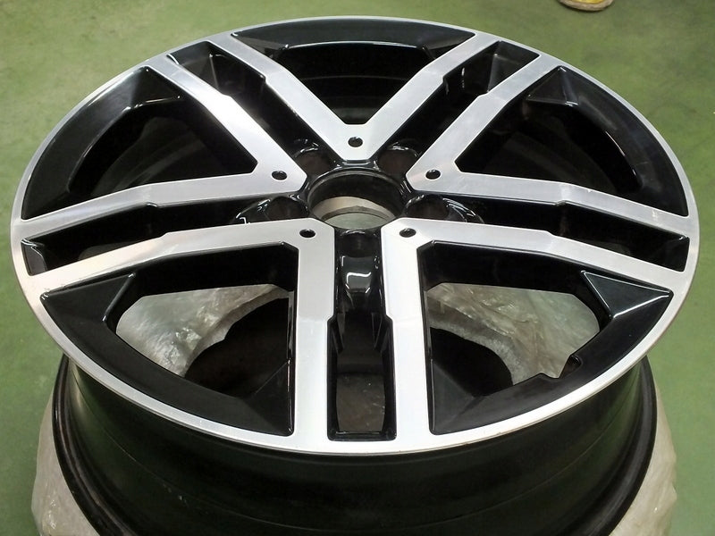 1x Alufelge 19 Zoll 7.5" 5x112 53ET Glanz Schwarz A2474013900 Mercedes-Benz Glb