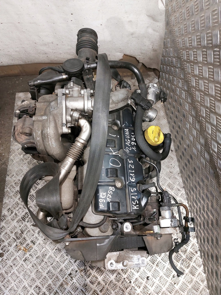 Motor Renault Laguna II F9Q1758 1.9 DCI 2006 Diesel Engine Unkomplett