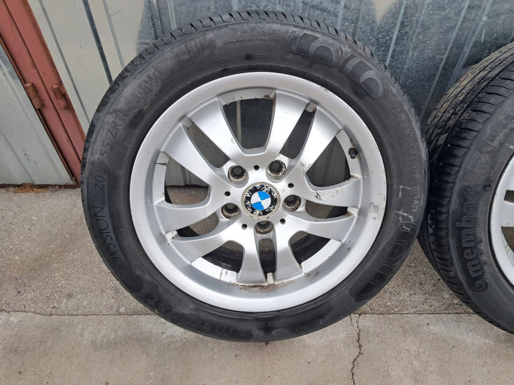 4x Alufelge 16 Zoll 7.0" 5x120 34ET Glanz Silber 6775593 BMW E36 E46 E91 E90 E87 FEL7367579506iv