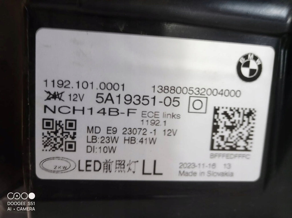 Frontscheinwerfer BMW 4 G22 G23 11921010001 Vorderseite Scheinwerfer Headlight SCH2104988323ff