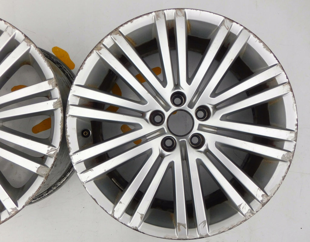 1x Alufelge 17 Zoll 7.0" 5x100 46ET Glanz Silber 6R0601025 VW Polo Rim Wheel