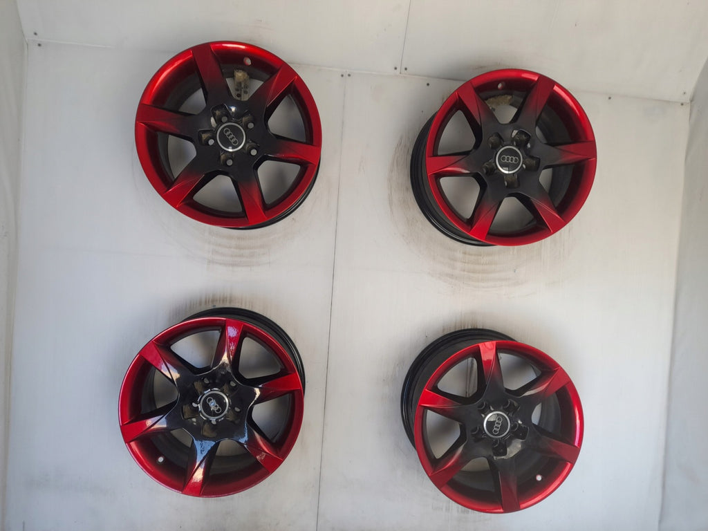 1x Alufelge 16 Zoll 7.0" 5x112 35ET Glanz Rot 4F0601025CM Audi Rim Wheel FEL9497815855le