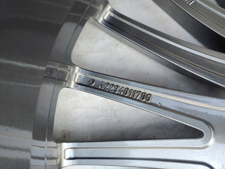 1x Alufelge 21 Zoll 9.0" 5x112 34ET Glanz Silber A2234011700 Mercedes-Benz W223 FEL9577289588bq