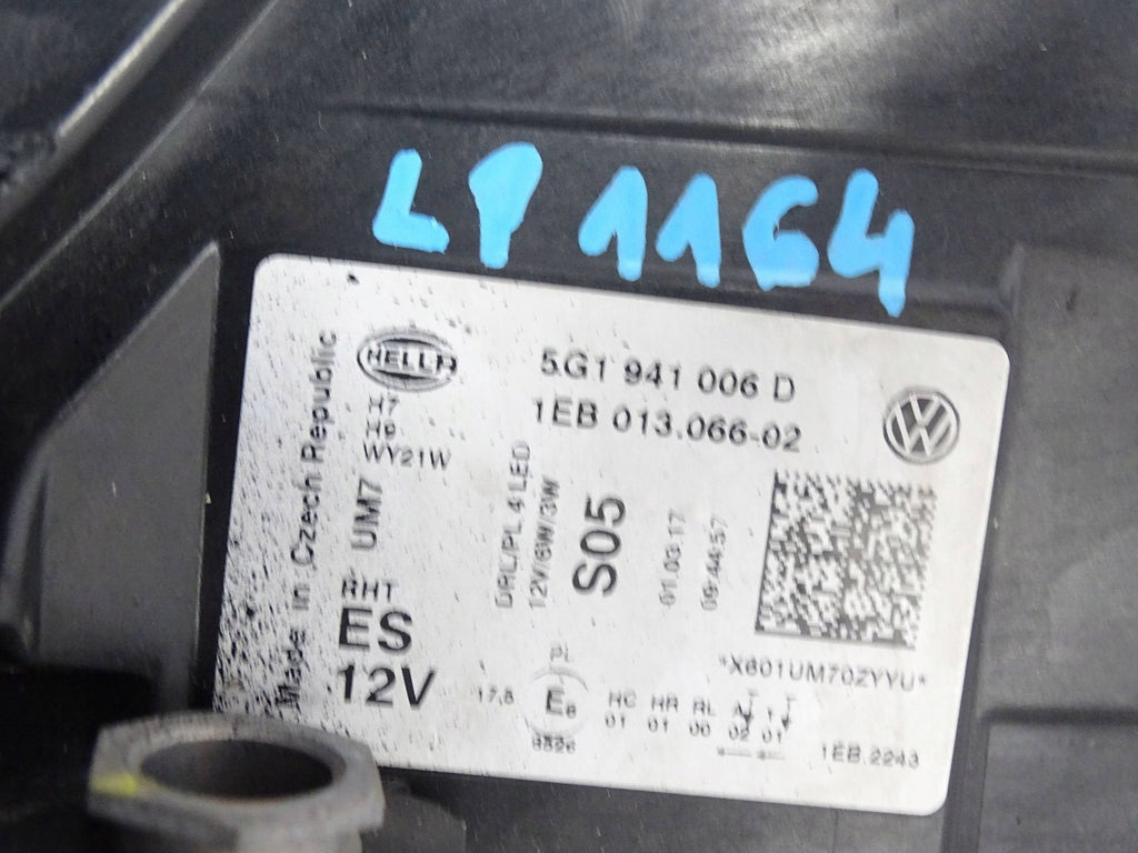 Frontscheinwerfer VW Golf VII I 5G1941006D Rechts Scheinwerfer Headlight SCH3189481151ax