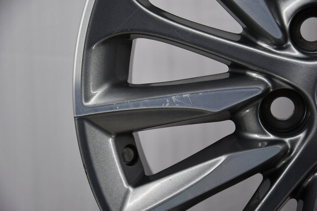 1x Alufelge 16 Zoll 6.5" 5x114.3 39ET Glanz Graphit Mg Rim Wheel