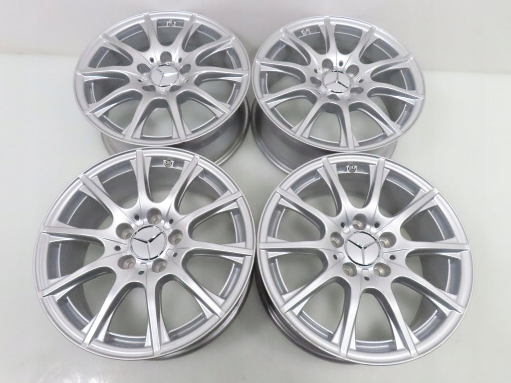 4x Alufelge 16 Zoll 6.5" 5x112 38ET Silber A2054012400 Mercedes-Benz A205 FEL5822344527vq