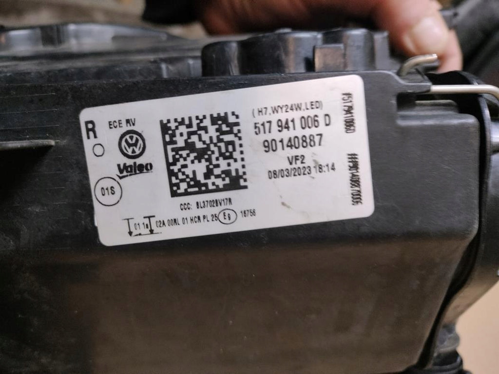 Frontscheinwerfer VW Golf VII Sportsvan 517941006D Rechts Scheinwerfer Headlight SCH7362948613yg