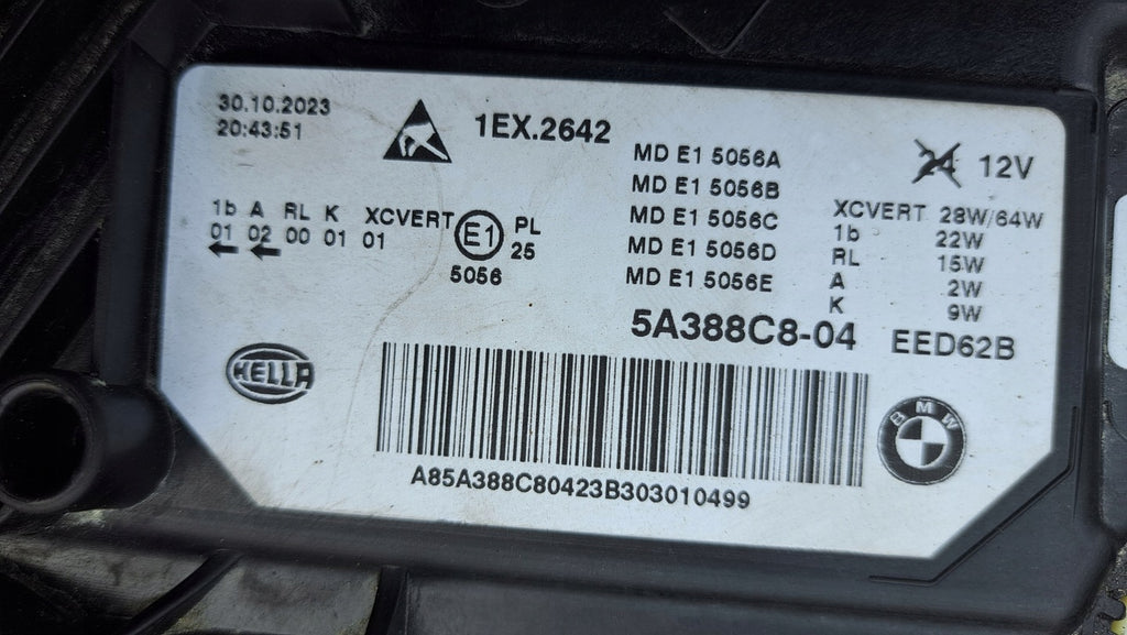 Frontscheinwerfer BMW 5 G31 G30 5A388C804 Full LED Rechts Scheinwerfer Headlight SCH5113036846ek