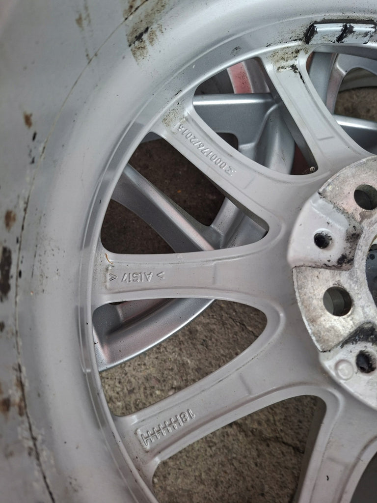 4x Alufelge 17 Zoll 7.5" 5x112 27ET Glanz Silber 6868217 BMW Rim Wheel FEL8944069416hd