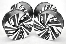 Laden Sie das Bild in den Galerie-Viewer, 4x Alufelge 21 Zoll 9.0" 5x112 42ET Glanz Schwarz 11A601025K VW Id.4 Rim Wheel FEL2844342466fz