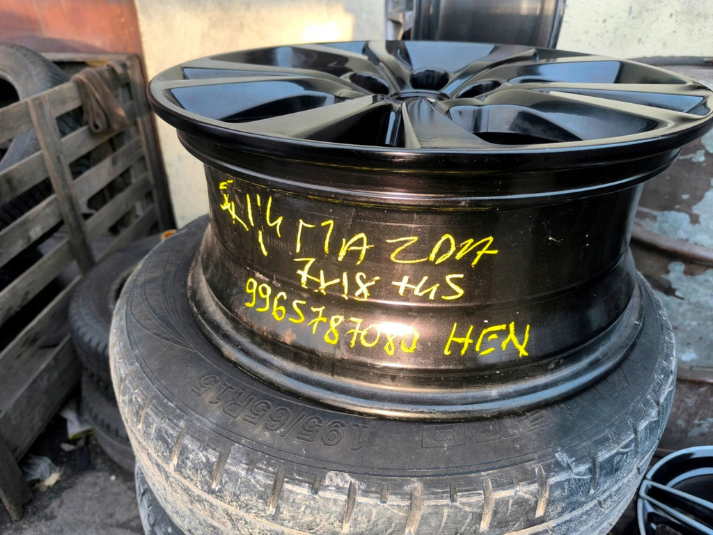 1x Alufelge 18 Zoll 7.0" 5x114.3 45ET Glanz Schwarz 9965787080 Mazda 3 Rim Wheel FEL6316659416ej