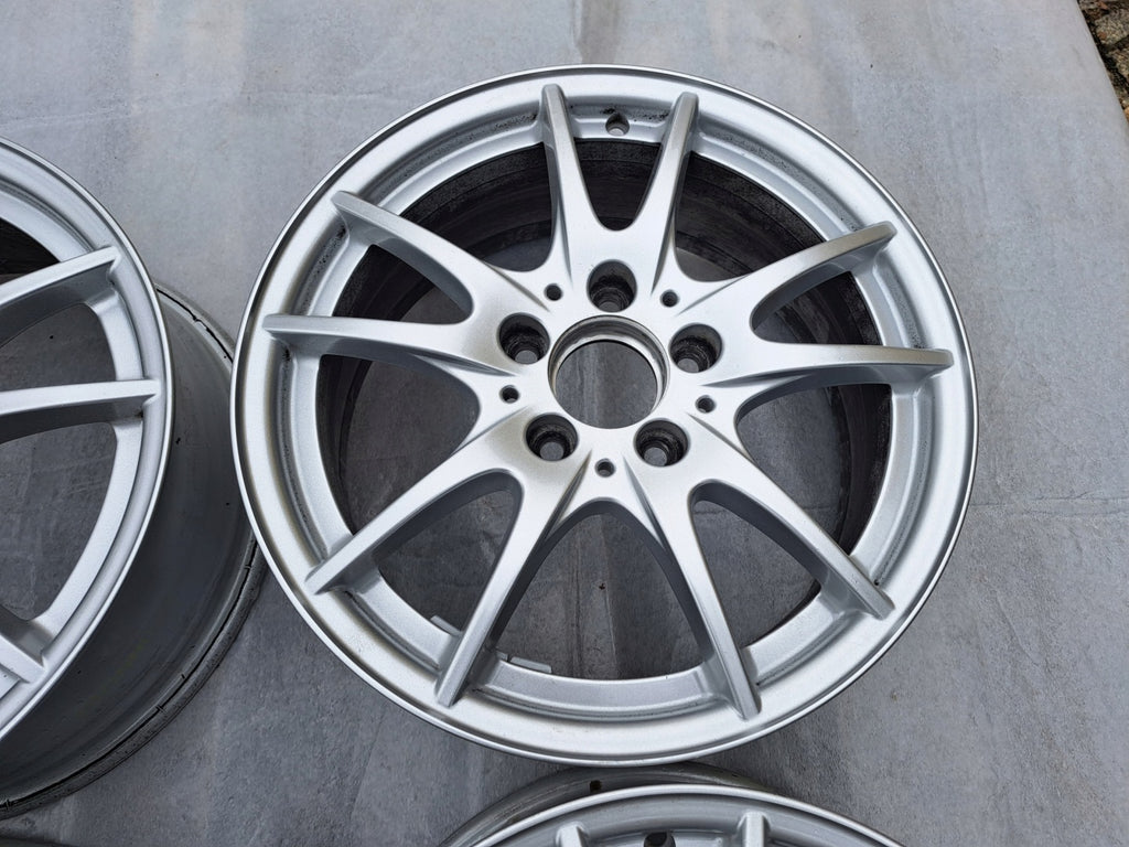 4x Alufelge 16 Zoll 6.5" 5x112 49ET Glanz Silber A2464011302 Mercedes-Benz W246 FEL1677752087zy
