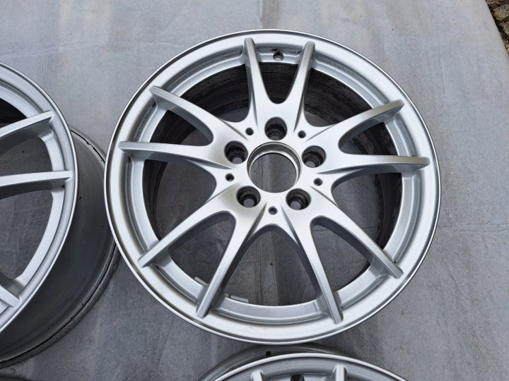 4x Alufelge 16 Zoll 6.5" 5x112 49ET Glanz Silber A2464011302 Mercedes-Benz W246 FEL1677752087zy