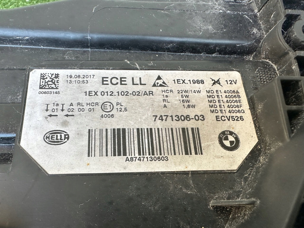 Frontscheinwerfer BMW 3 F30 F31 7471306 LED Rechts Scheinwerfer Headlight SCH1904096288zj