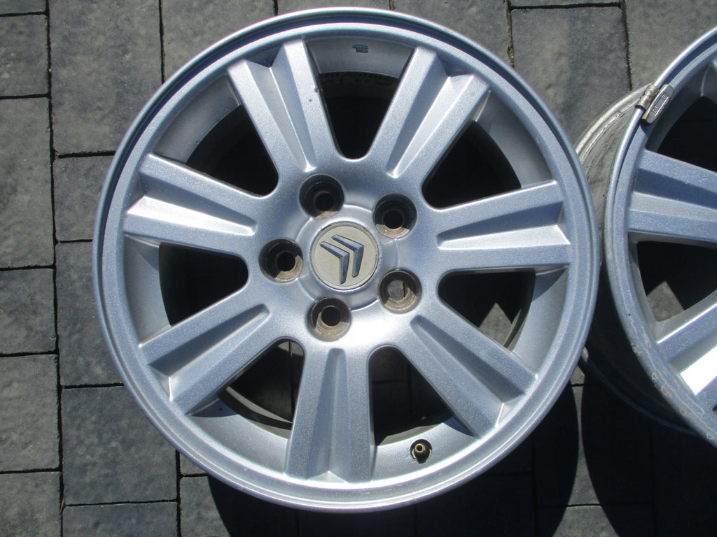 4x Alufelge 16 Zoll 6.5" 5x114.3 38ET Silber Citroën Rim Wheel FEL7150255202me