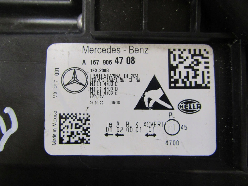 Frontscheinwerfer Mercedes-Benz Gle A1679064708 LED Rechts oder Links